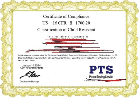 child tested seal|16 CFR 1700.20 .